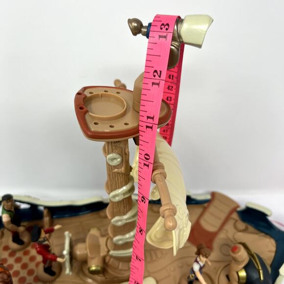 Vintage 1999 Zowie Power #1200 Red beard’s Pirate Ship Quest PC boat 4 Figures - Picture 5 of 7